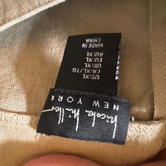 Nicole Miller New York Tan Belted Midi Dress NWT - Picture 8 of 8